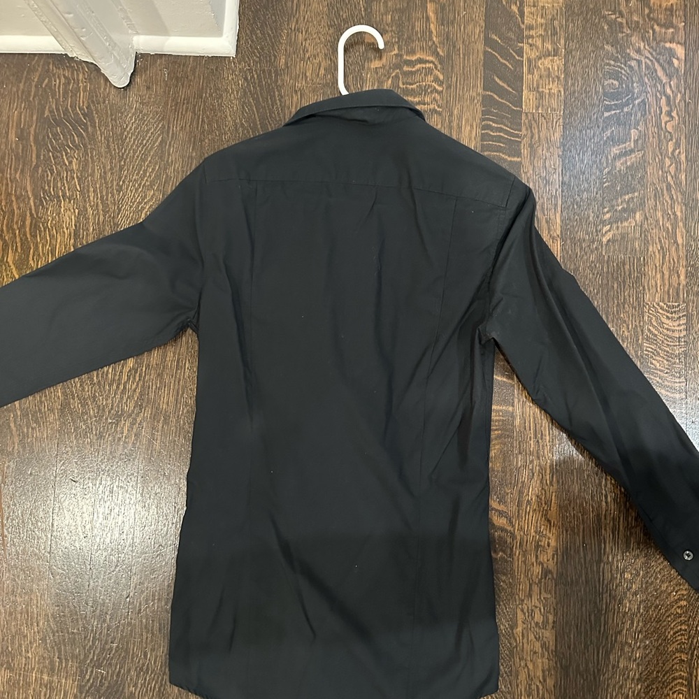 Black button up